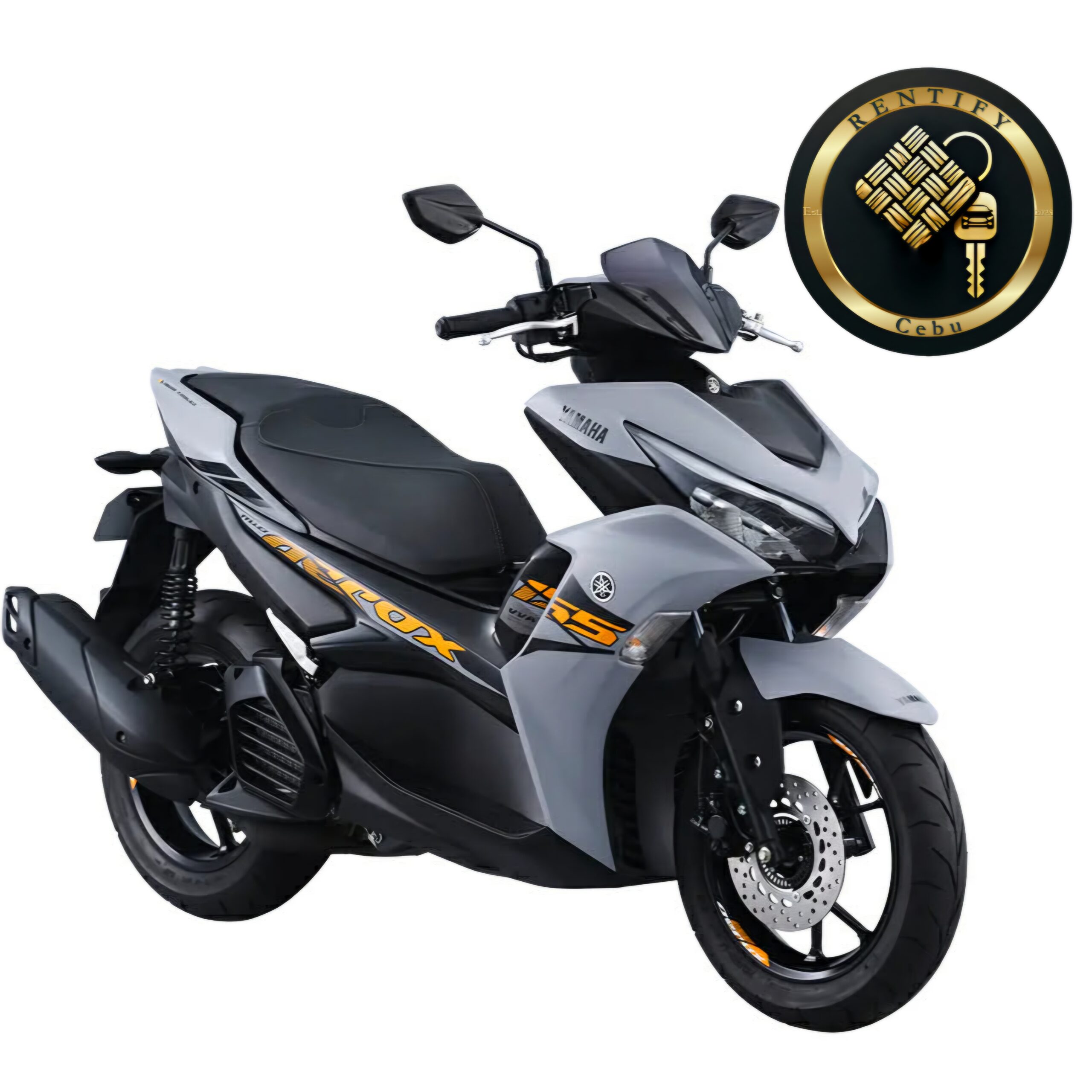 Yamaha Mio Aerox S 155 motorcycle rental Cebu - Matte Blue