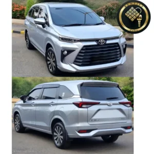 Toyota Avanza in silver, a 7-seater MPV for rent in Cebu