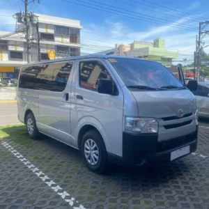 Toyota Hiace Commuter Silver - With Driver