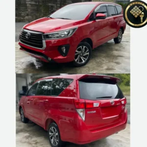 Toyota Innova Red 7-seater MPV for rent in Cebu